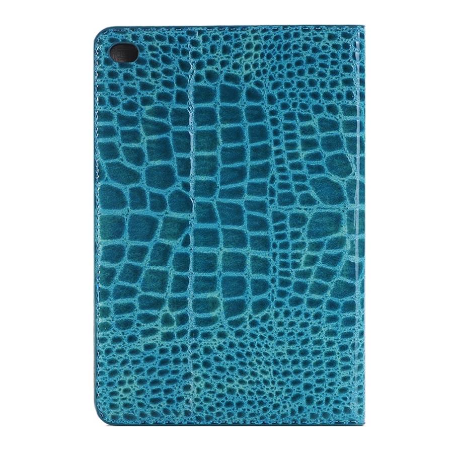 Crocodile Texture Horizontal Flip Leather Case with Holder & Card Slots & Wallet f ... (Dark Blue)