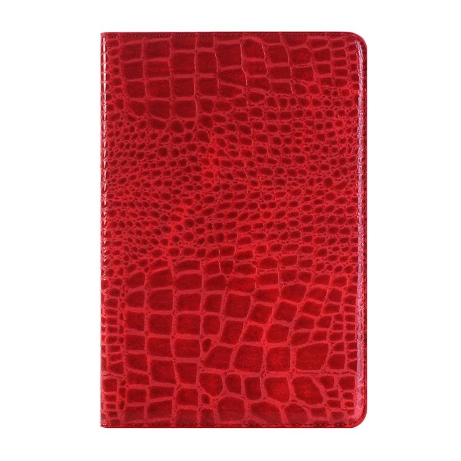 Crocodile Texture Horizontal Flip Leather Case with Holder & Card Slots & Wallet for iPa ... (Red)