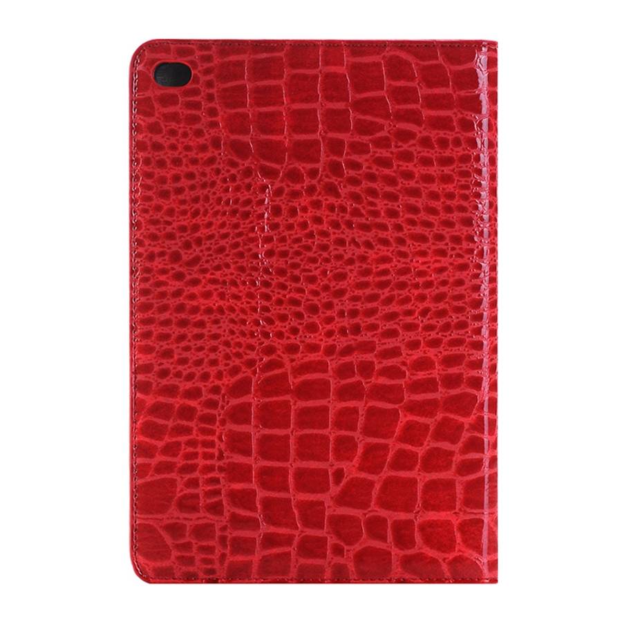 Crocodile Texture Horizontal Flip Leather Case with Holder & Card Slots & Wallet for iPa ... (Red)