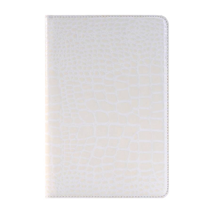 Crocodile Texture Horizontal Flip Leather Case with Holder & Card Slots & Wallet for i ... (White)