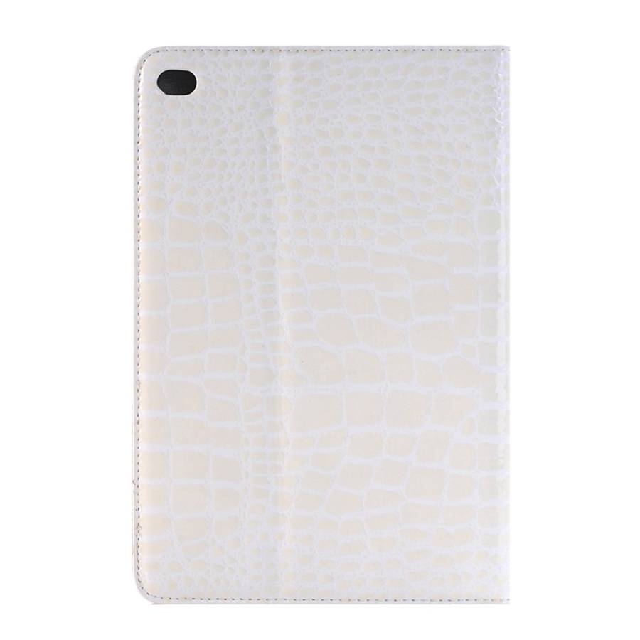 Crocodile Texture Horizontal Flip Leather Case with Holder & Card Slots & Wallet for i ... (White)