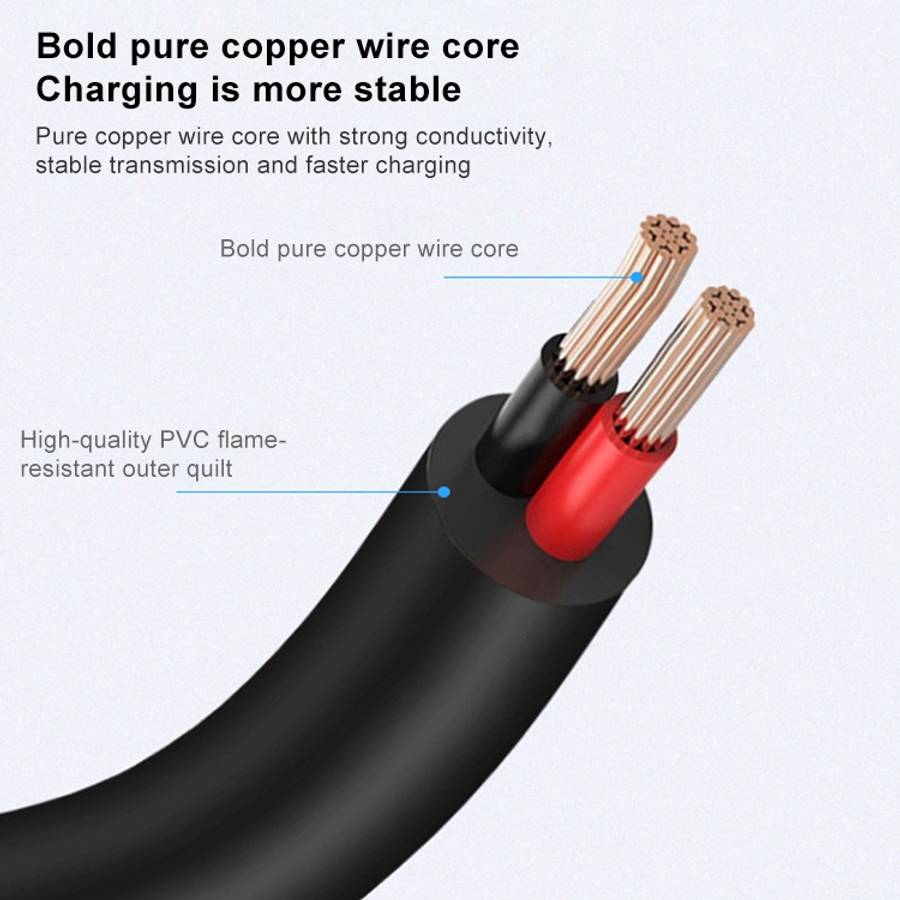 5.5 x 2.5mm DC Male Power Cable for Laptop Adapter, Length: 1.2m