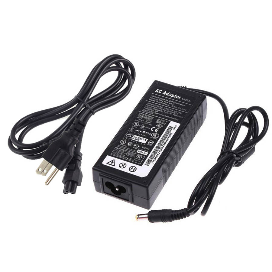 EU Plug AC Adapter 19V 4.74A 90W for Lenovo Notebook, Output Tips: 5.5 x 2.5mm