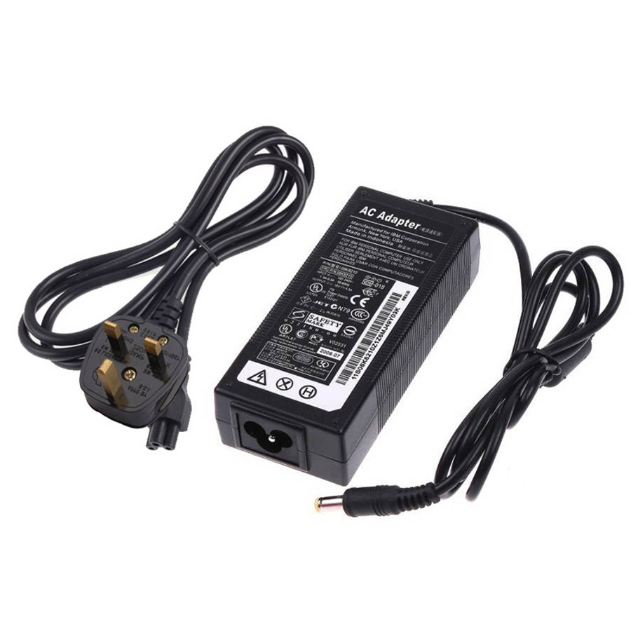 EU Plug AC Adapter 20V 3.25A 65W for Lenovo Notebook, Output Tips: 5.5 x 2.5mm