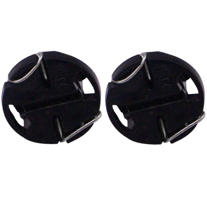 2 PCS T4.7 White Light 0.2W 12LM 1 LED SMD 5050 LED Instrument Light Bulb Dashboard Light for Vehicl