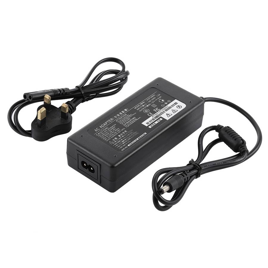 12V 5A 60W AC Power Supply Unit with 5.5mm DC Plug for LCD Monitors Cord, Output Tips: 5.5x2.5mm(Bla