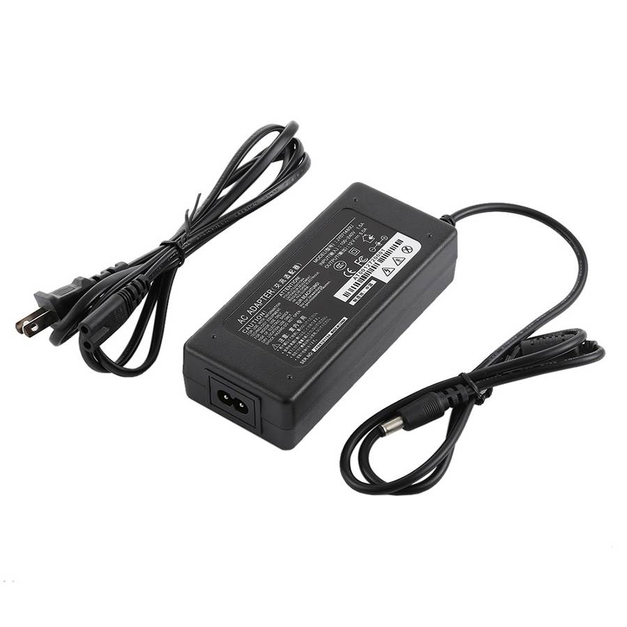 12V 5A 60W AC Power Supply Unit with 5.5mm DC Plug for LCD Monitors Cord, Output Tips: 5.5x2.5mm(Bla