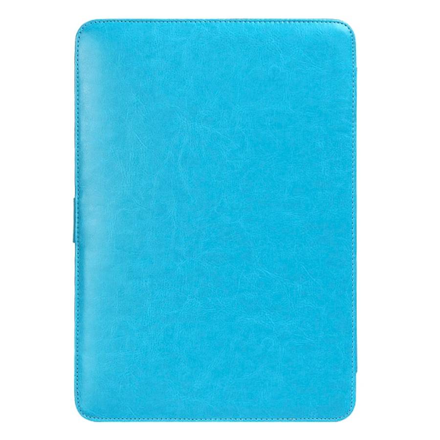Notebook Leather Case with Snap Fastener for 15.4 inch MacBook Pro Retina(Blue)