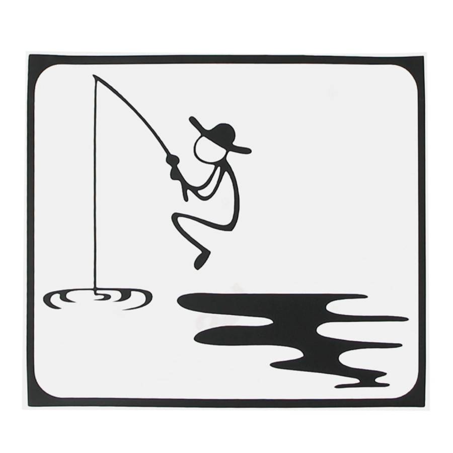 Hat-Prince Fishing Pattern Removable Decorative Skin Sticker for MacBook Air / Pro / Pro with Reti