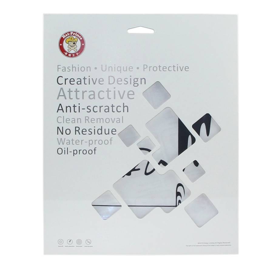 Hat-Prince Smashing Apple Pattern Removable Decorative Skin Sticker for MacBook Air / Pro / Pro wi