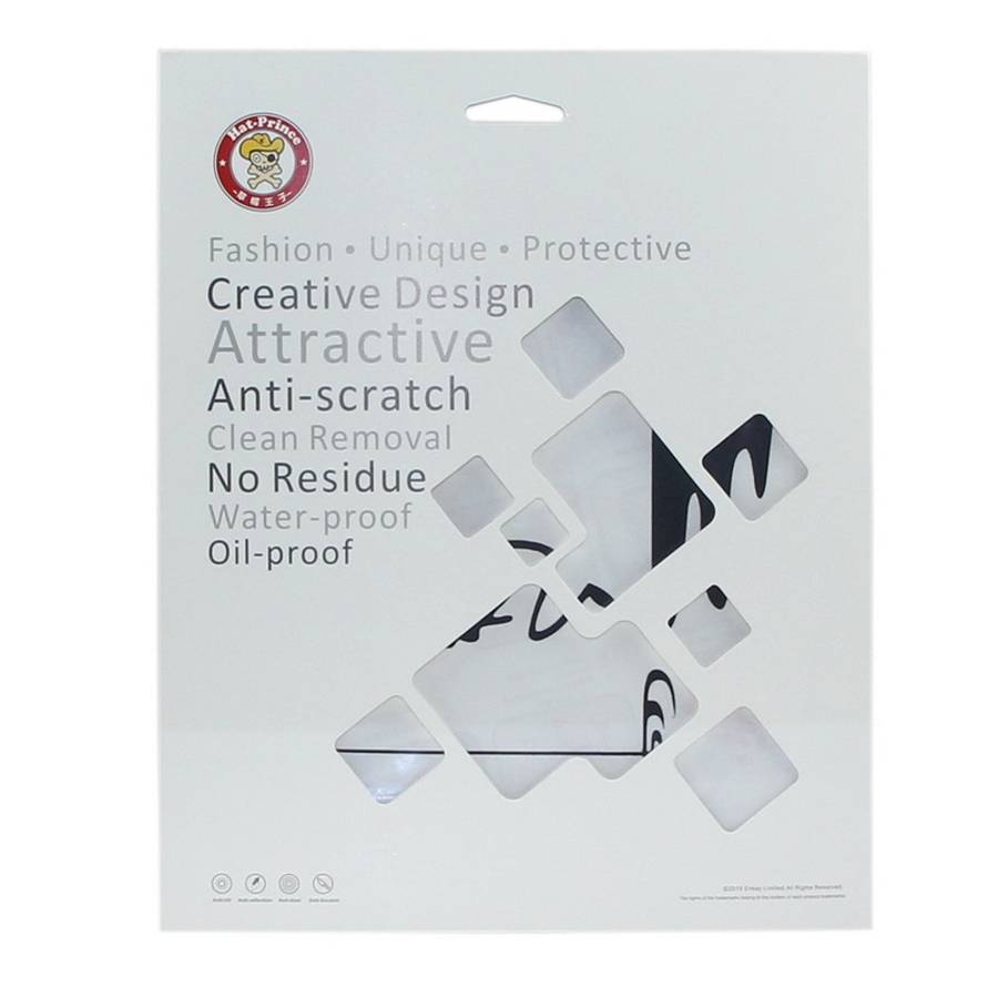 Hat-Prince Cat and Fishbowl Pattern Removable Decorative Skin Sticker for MacBook Air / Pro / Pro