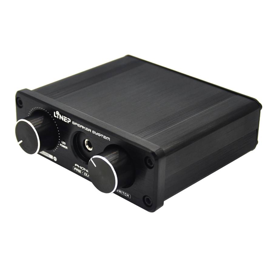 A926 Four-In Two-Out Signal Amplifying Switcher(Black)