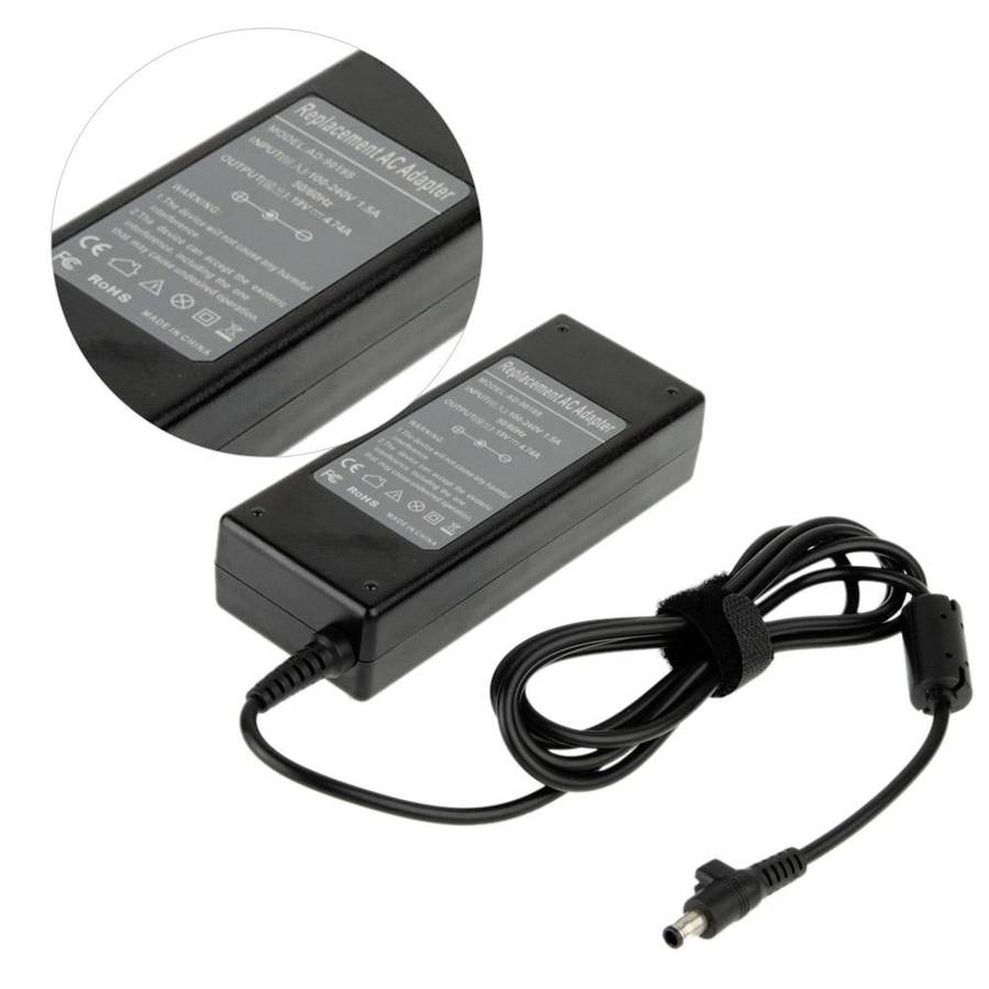 AC 19V 4.74A Power Adapter for Samsung Laptop, Output Tips: 5.5mm x 3.0mm(Black)