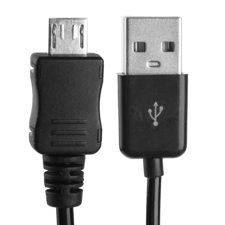 2m Micro USB Data Sync Charging Coiled Cable / Spring Cable(Black)