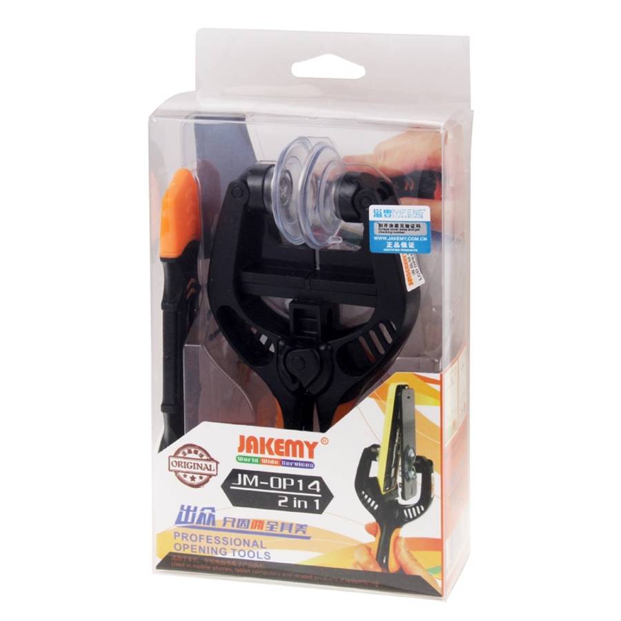 JAKEMY JM-OP14 2 in 1 LCD Screen Sperate Pilers & Flexible Double-end Metal Opening Prying Tool fo