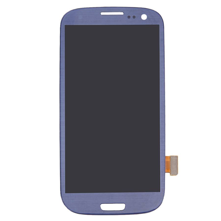 Original Super AMOLED LCD Screen for Galaxy SIII / i9300 with Digitizer Full Assembly (Dark Blue)