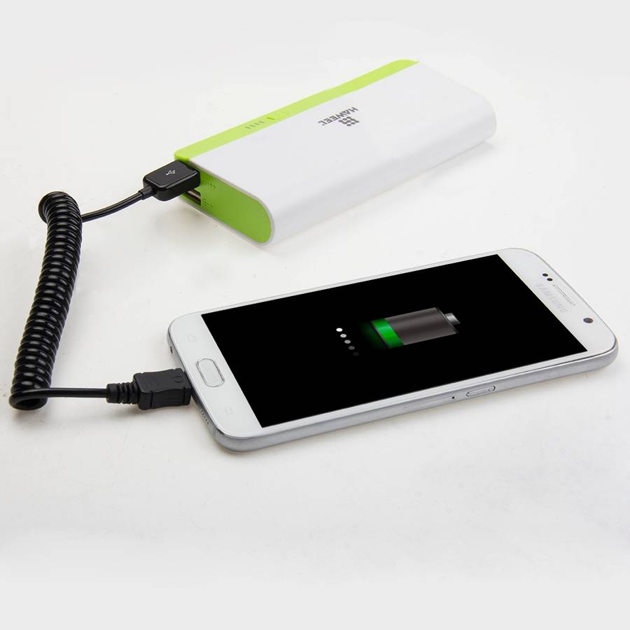 Micro USB Data / Charger Retractable Coiled Cable, Coiled Cable Stretches to 90cm