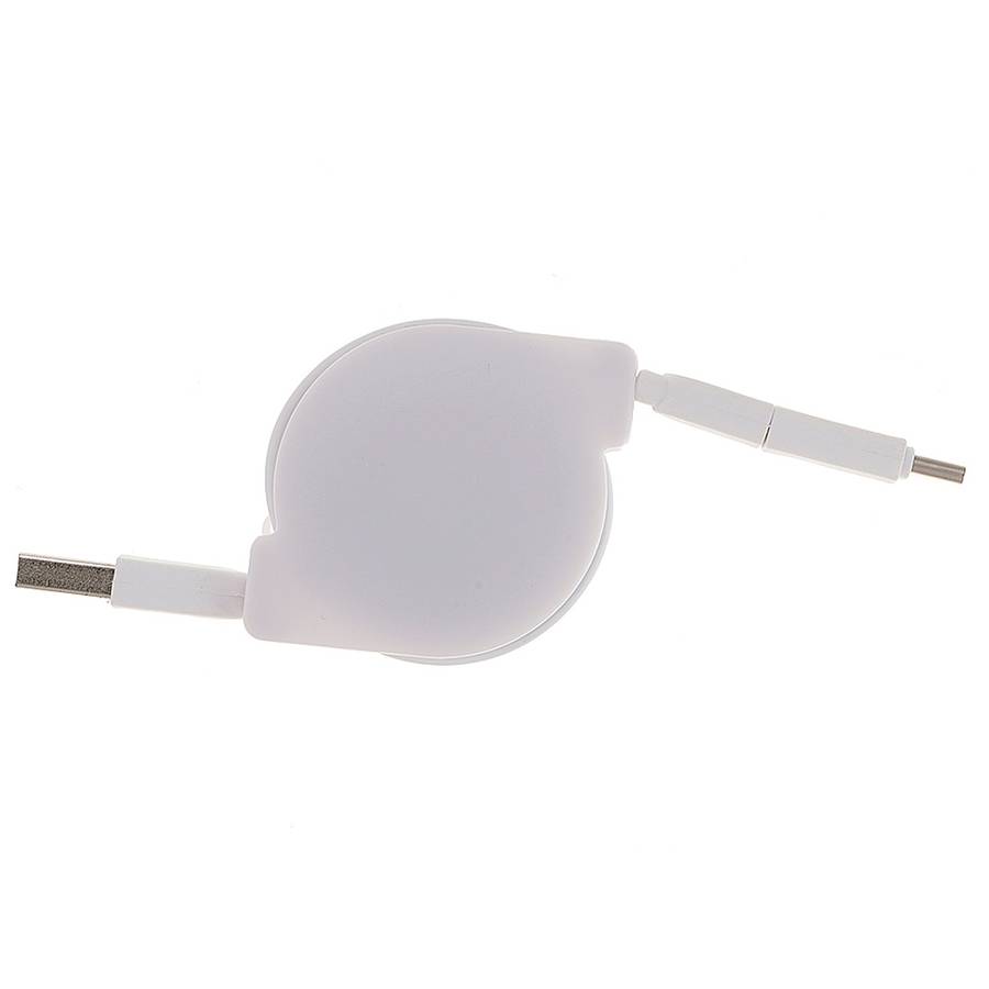 1m 2A Two in One Retractable Micro USB to Type-C Data Sync Charging Cable