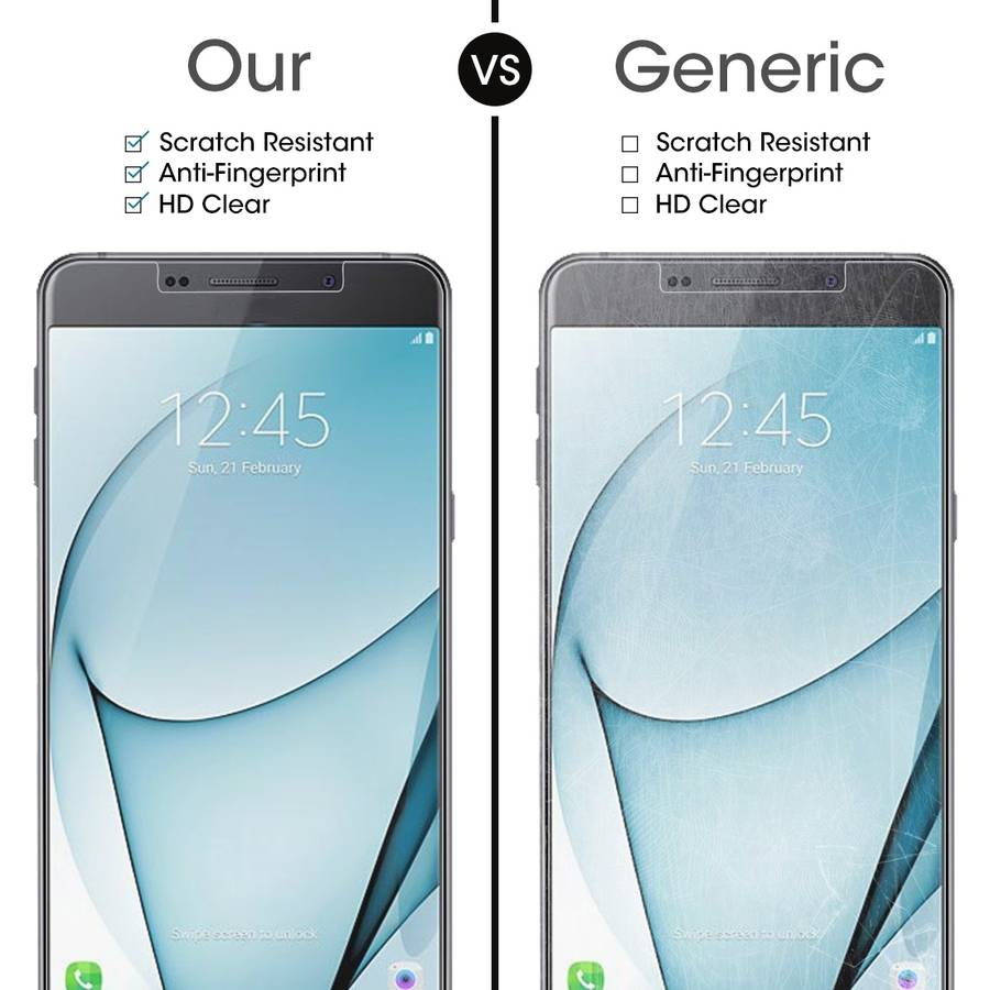 10 PCS 0.26mm 9H 2.5D Tempered Glass Film for Galaxy A9 Pro (2016)