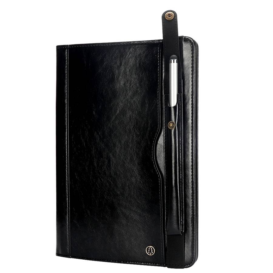 Horizontal Flip Leather Case for Galaxy Tab A T590 10.5 inch, with Double Card Slots & ... (Black)
