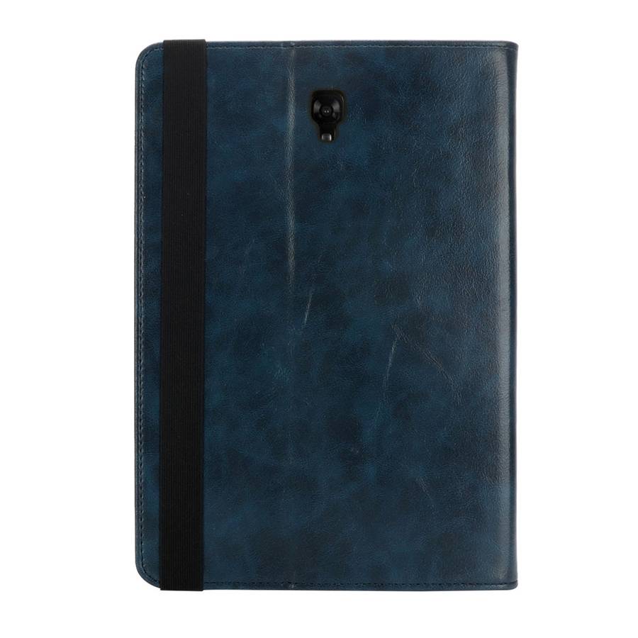 Horizontal Flip Leather Case for Galaxy Tab A T590 10.5 inch, with Double Card Slo ... (Dark Blue)