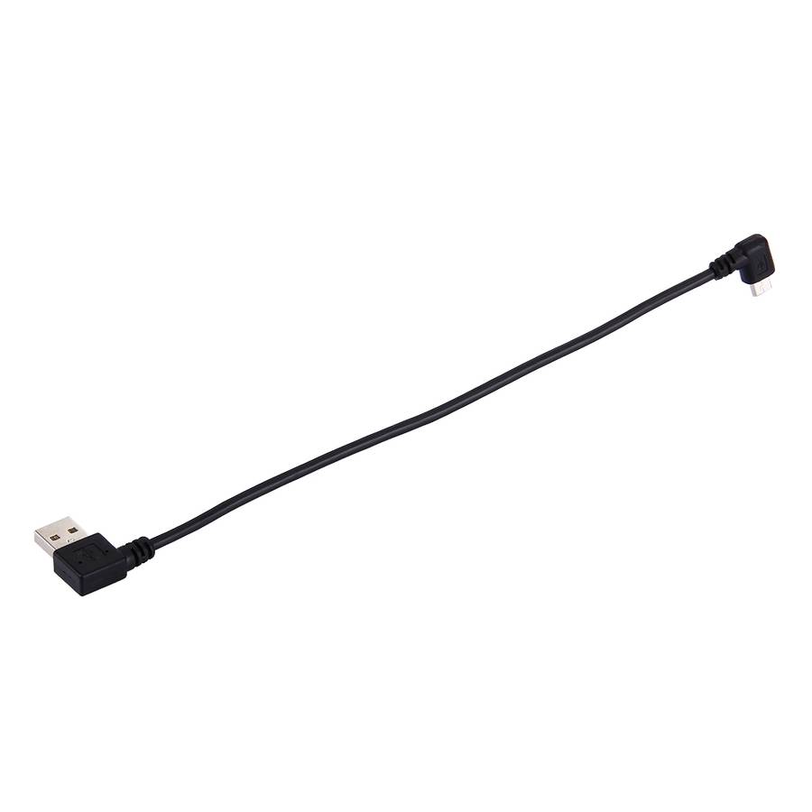 20cm USB 2.0 Right Turn Elbow to Micro USB Elbow Data Cable