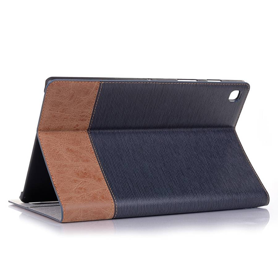 Cross Texture Horizontal Flip Leather Case for Galaxy Tab S5e 10.5 T720 / T725, wi ... (Dark Blue)