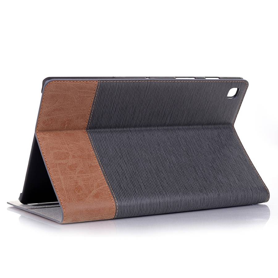 Cross Texture Horizontal Flip Leather Case for Galaxy Tab S5e 10.5 T720 / T725, with Ho ... (Grey)
