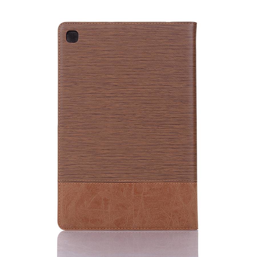 Cross Texture Horizontal Flip Leather Case for Galaxy Tab S5e 10.5 T720 / T725, with H ... (Brown)