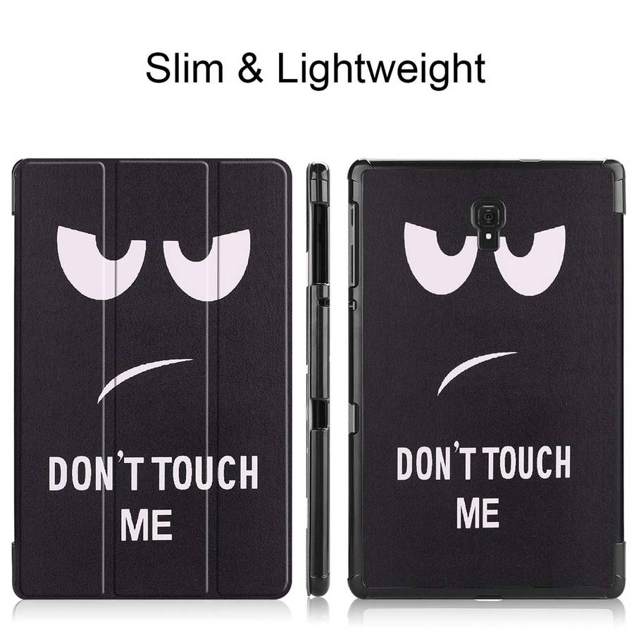 Eyes Pattern Horizontal Flip PU Leather Case for Galaxy Tab A 10.5 / T595 & T590, with Three-foldi