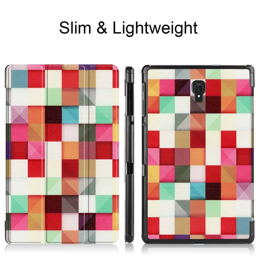 Colorful Magic Cube Pattern Horizontal Flip PU Leather Case for Galaxy Tab A 10.5 / T595 & T590, w