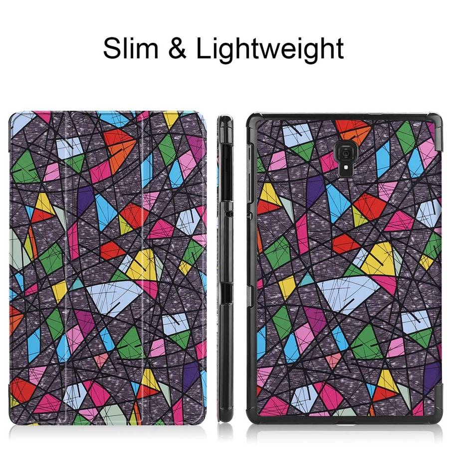 Church Window Pattern Horizontal Flip PU Leather Case for Galaxy Tab A 10.5 / T595 & T590, with Th