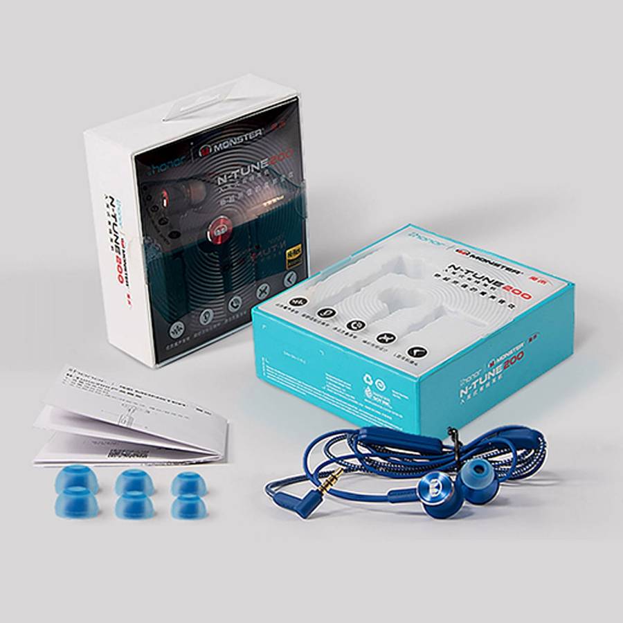 Original Huawei Honor AM17 Headset 1.1m TPE + Braided L-type 3.5mm Plug Wire Control In-Ear Earpho