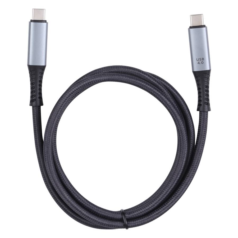 40Gbps 8K USB-C/Type-C to USB-C/Type-C Digital Video Cable Compatible with USB 4, Leng ... (Black)