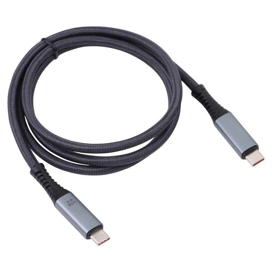 40Gbps 8K USB-C/Type-C to USB-C/Type-C Digital Video Cable Compatible with USB 4, Leng ... (Black)