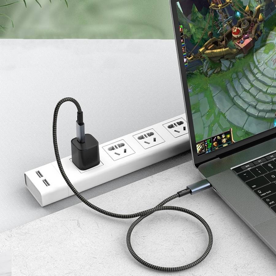 40Gbps 8K USB-C/Type-C to USB-C/Type-C Digital Video Cable Compatible with USB 4, Leng ... (Black)