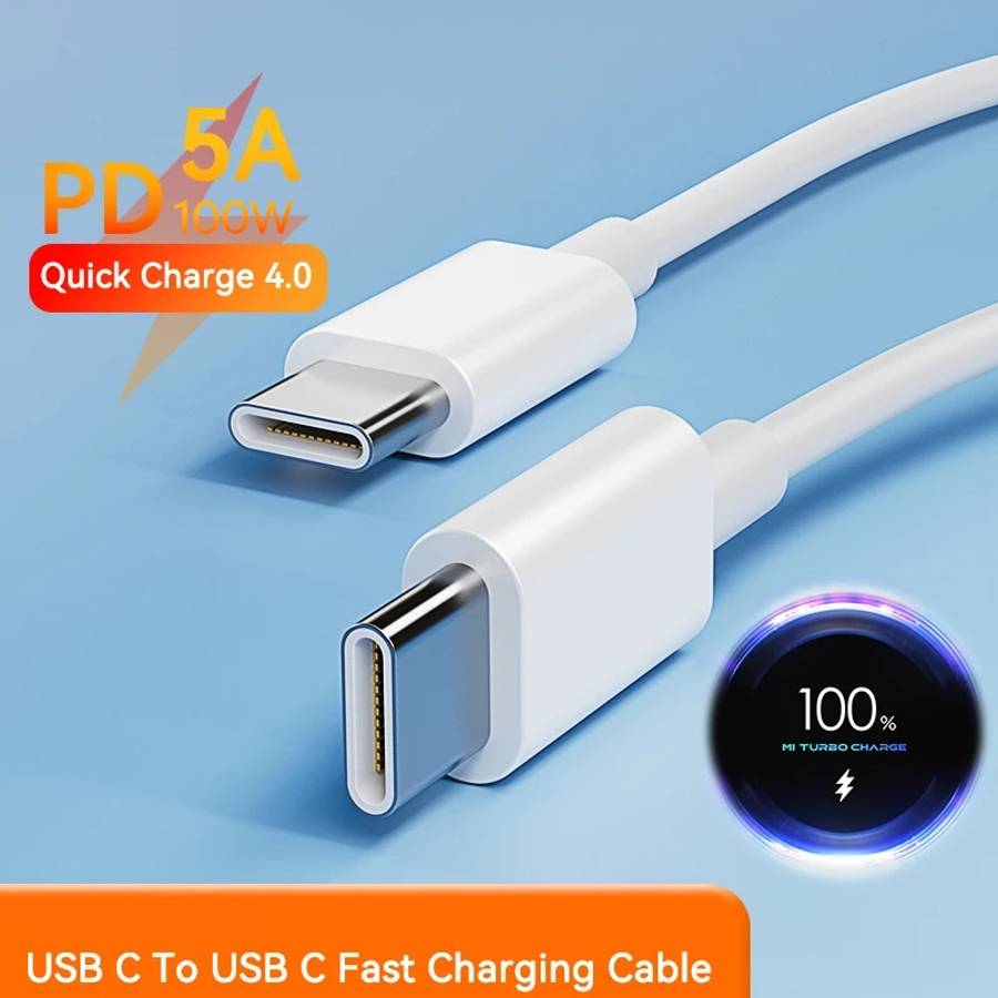 Original Xiaomi 5A USB-C / Type-C to USB-C / Type-C Fast Charging Data Cable, Length: 1.5m