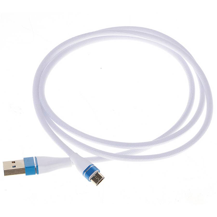 Nylon Weave Style USB to Micro USB Data Sync Charging Cable, Cable Length: 1m