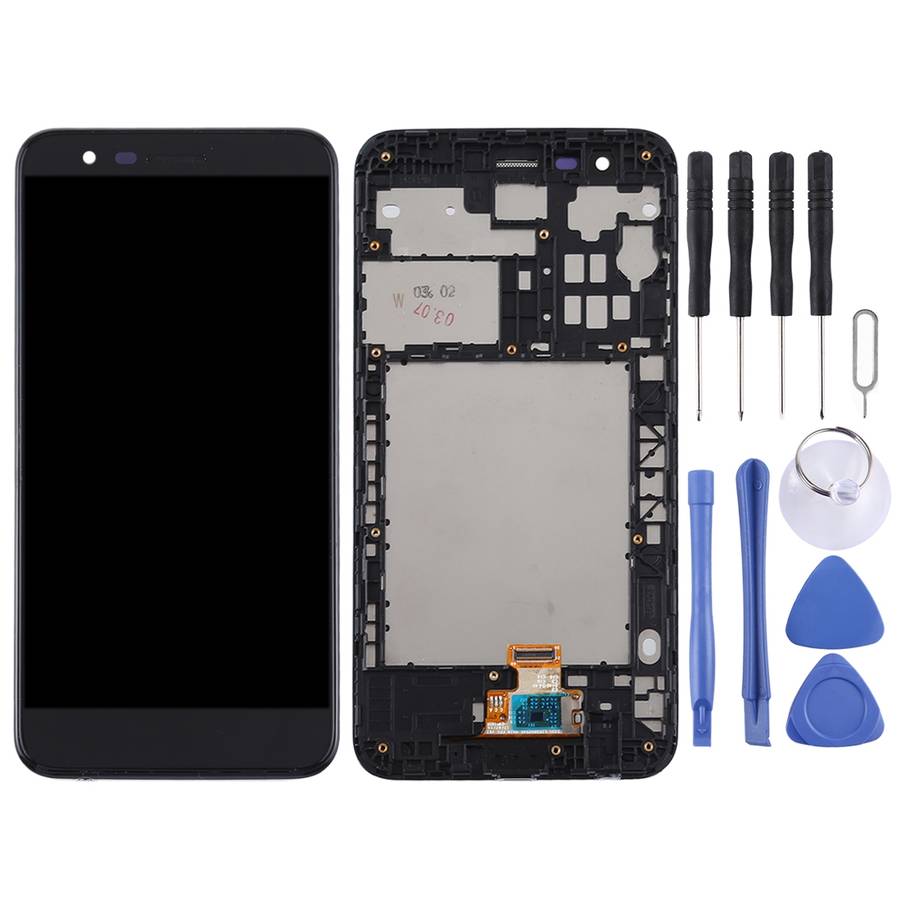 TFT LCD Screen for LG K30 / K10 (2018)/ X410 Digitizer Full Assembly with Frame (Black)