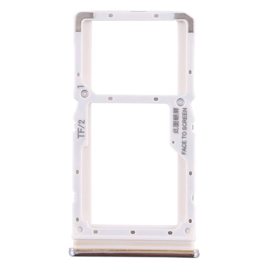 SIM Card Tray + SIM Card Tray / Micro SD Card Tray for Xiaomi Redmi Note 8 Pro (Black)