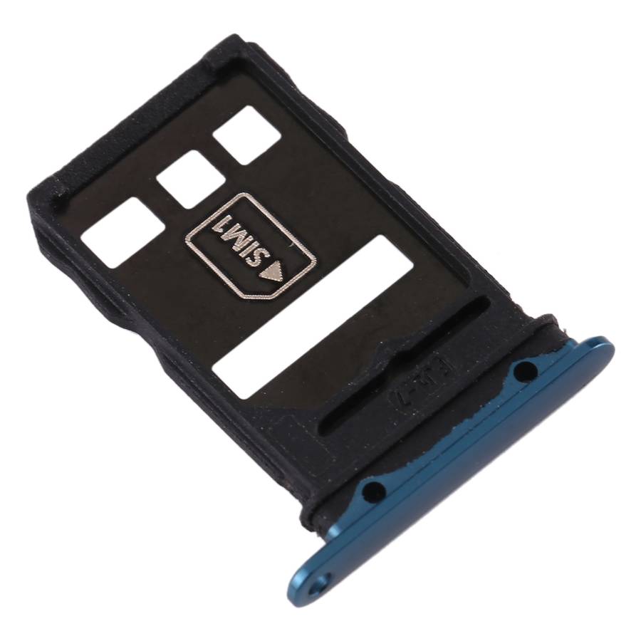Original SIM Card Tray + NM Card Tray for Huawei Mate 30 (Black)