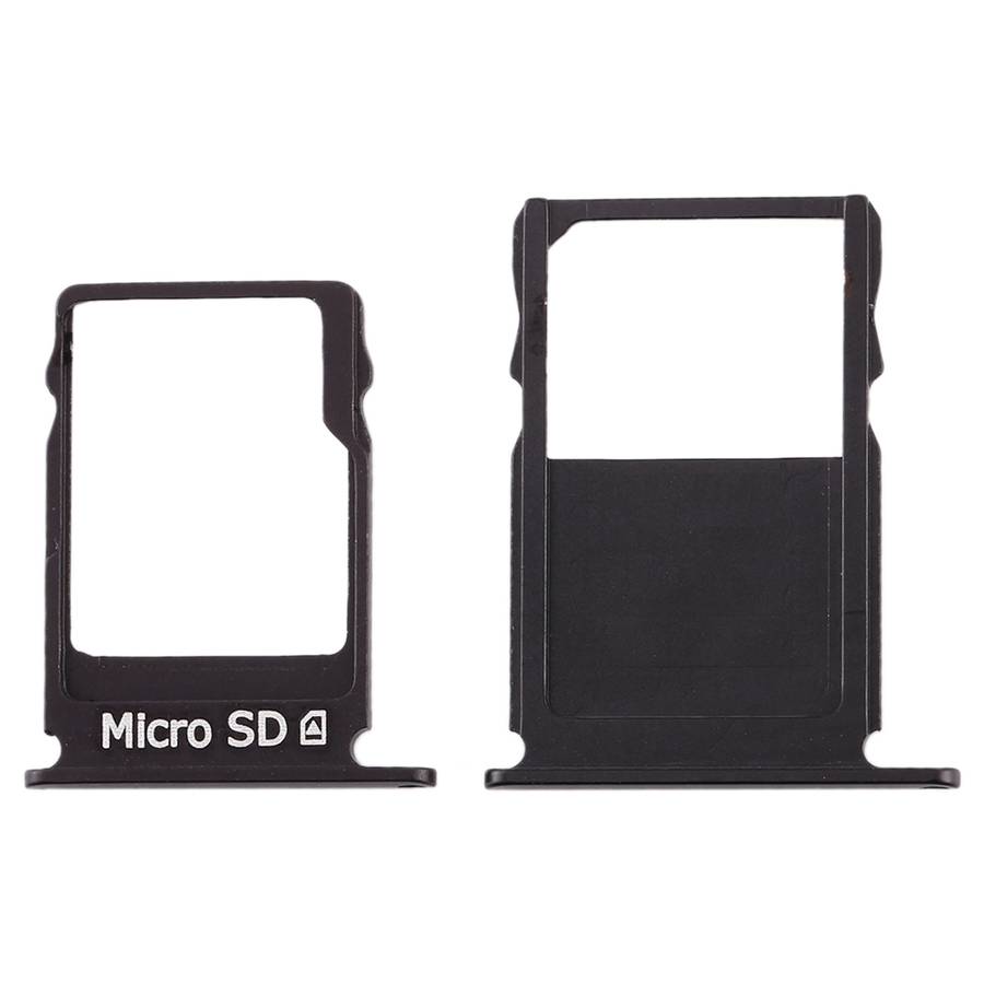SIM Card Tray + Micro SD Card Tray for Nokia 3 TA-1020 TA-1028 TA-1032 TA-1038(Silver)