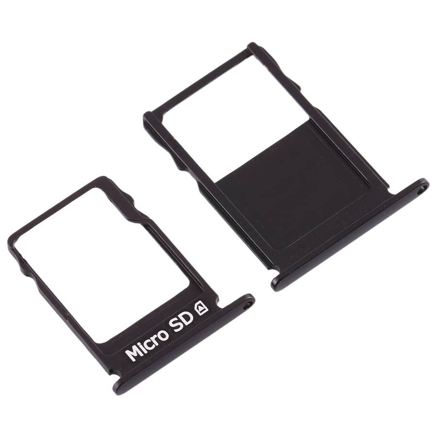 SIM Card Tray + Micro SD Card Tray for Nokia 3 TA-1020 TA-1028 TA-1032 TA-1038(Silver)