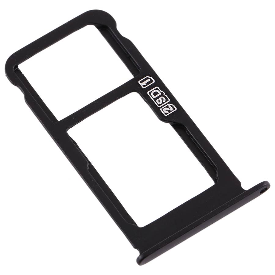 SIM Card Tray + SIM Card Tray / Micro SD Card Tray for Nokia X6 (2018) / TA-1099 / 6.1 Plus (Black)