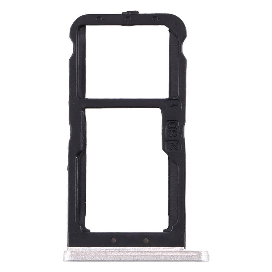 SIM Card Tray + SIM Card Tray / Micro SD Card Tray for Nokia 7 TA-1041 (Black)