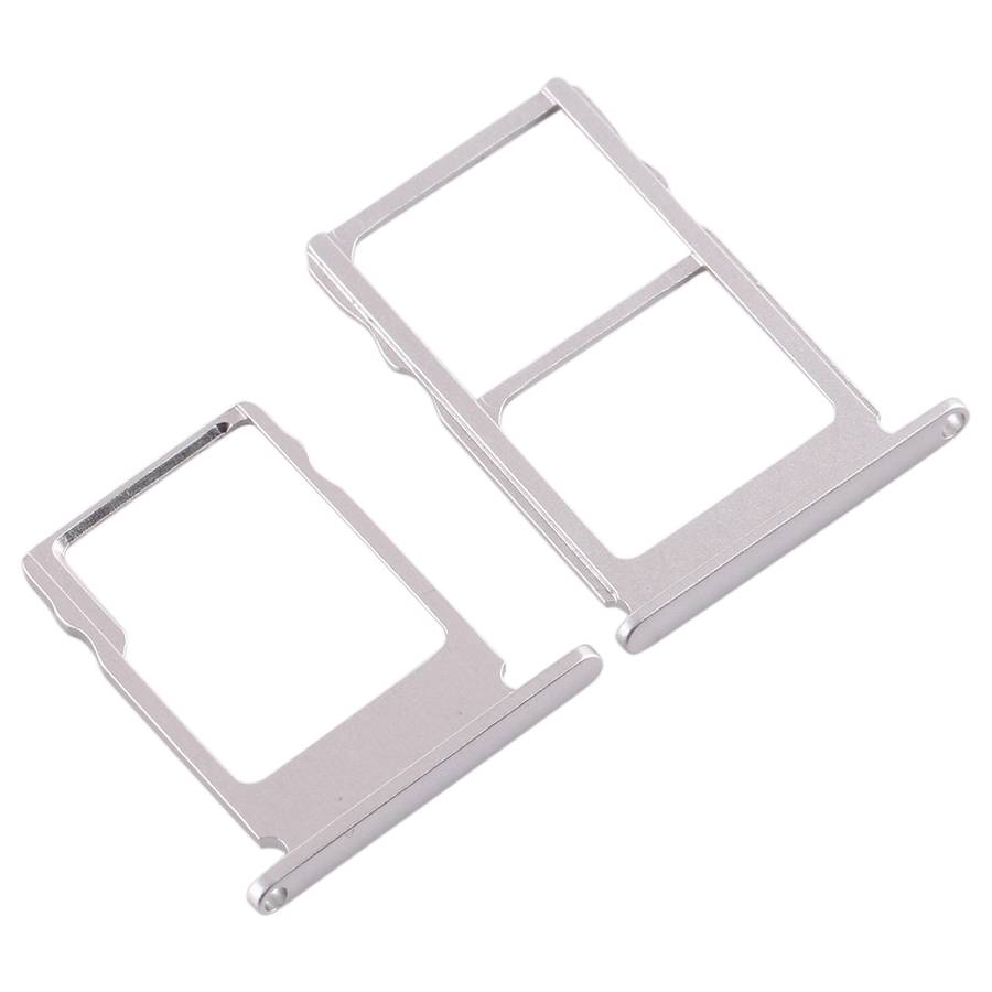SIM Card Tray + SIM Card Tray + Micro SD Card Tray for Nokia 5 / N5 TA-1024 TA-1027 TA ... (White)