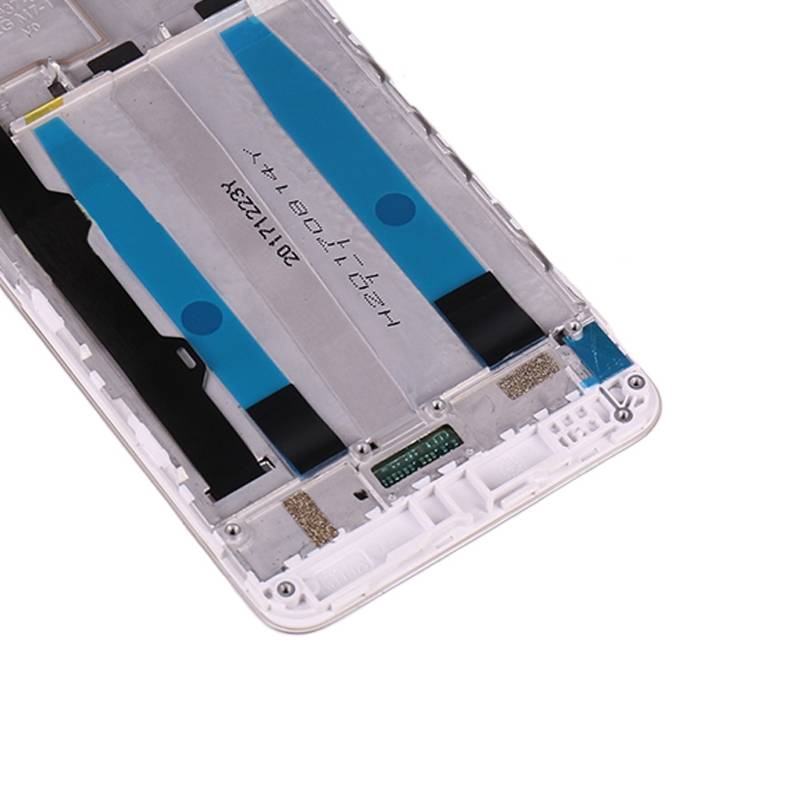 OEM LCD Screen for Lenovo K6 Power Digitizer Full Assembly with Frame (White)
