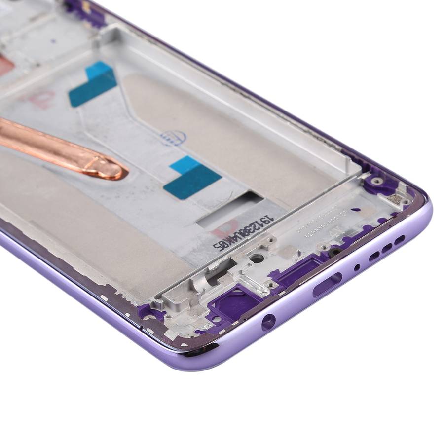Front Housing LCD Frame Bezel Plate for Xiaomi Redmi K30 5G (Blue)