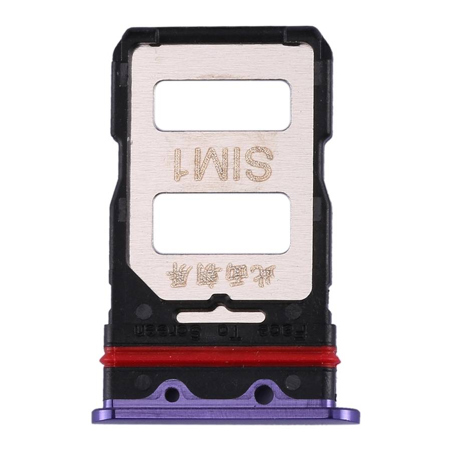 SIM Card Tray + SIM Card Tray for Xiaomi Redmi K30 Pro(Black)