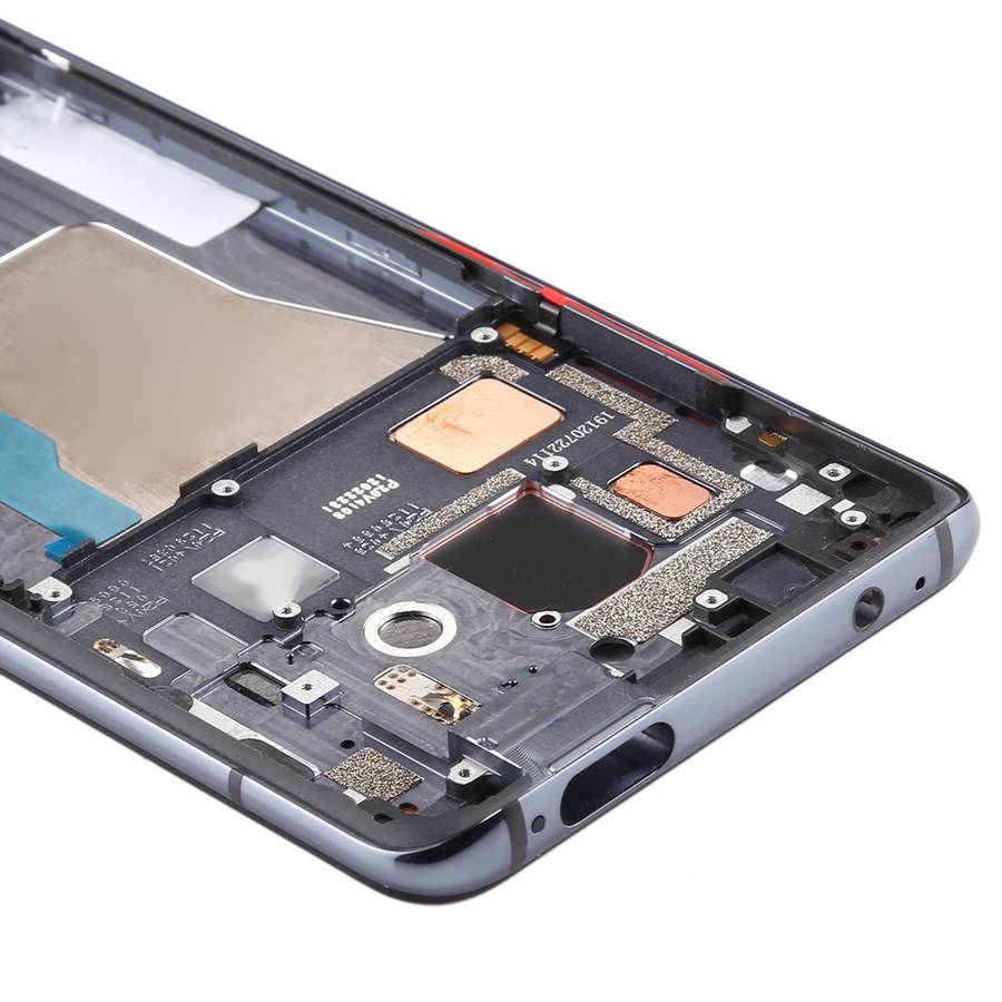 Front Housing LCD Frame Bezel Plate With Side Keys for Xiaomi Redmi K30 Pro (Black)